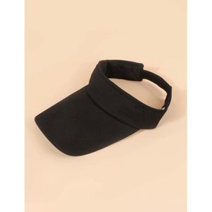 NEW! Black Visor Sun Protection Hat